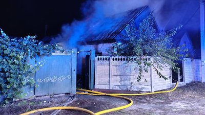 пожежа, смерть, рятувальники, вогонь, горів будинок, ДСНС, загинув чоловік