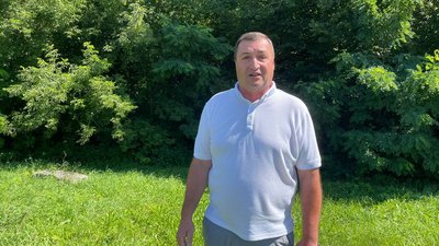 Михайло Савчук, житель Гусятина, колишній селищний голова Михайло Савчук, житель Гусятина, колишній селищний голова