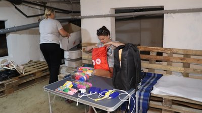 В Охтирці на Сумщині переоблаштували під укриття підвал багатоповерхівки