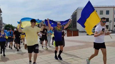 В Умані, що на Черкащині, пробіжкою відзначили День Європи
