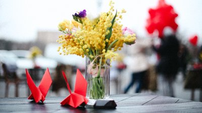 У Харкові пройшла акція на підтримку зниклих безвісти та полонених військових, 16 березня 2024 року.