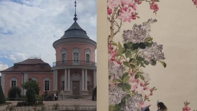 У Золочівському замку відкрили виставку вертикальних сувоїв