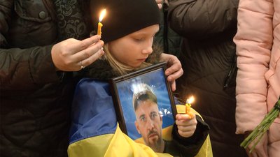 Прощання з Михайлом Гусаком і Вадимом Целюхом у Луцьку