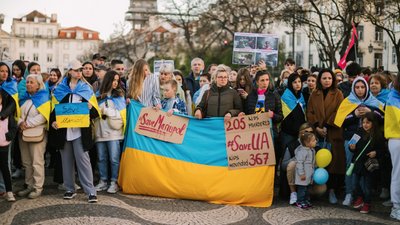 У Лісабоні провели акцію солідарності #SaveMariupol