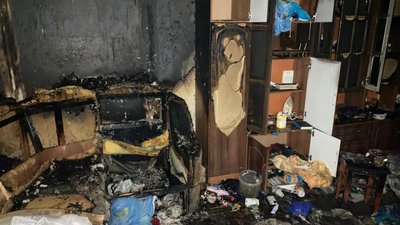Під час пожежі в миколаївській дев'ятиповерхівки загинула людина Під час пожежі в миколаївській дев'ятиповерхівки загинула людина