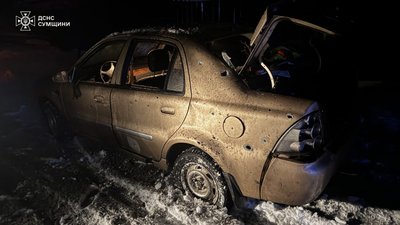 Авто після атаки РФ, 7 січня 2026 року
