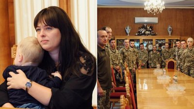 Дружині загиблого закарпатського військового вручили орден Богдана Хмельницького III ступеня