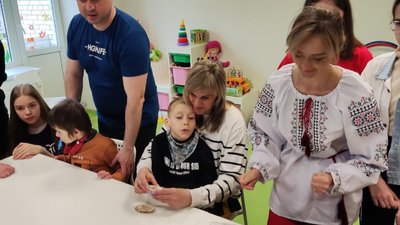 Оксана Олійник, матір дитини з інвалідністю Оксана Олійник, матір дитини з інвалідністю