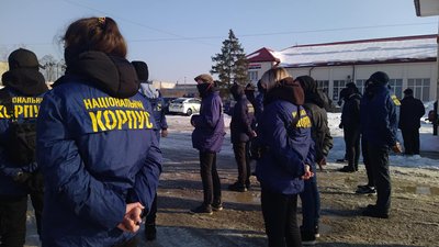У Львові відбулась сутичка між поліцією та представниками "Нацкорпусу" У Львові відбулась сутичка між поліцією та представниками "Нацкорпусу"