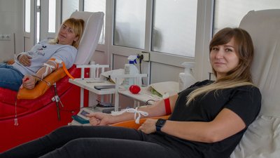 Фахівці "Миколаївобленерго" на станції переливання крові Фахівці "Миколаївобленерго" на станції переливання крові