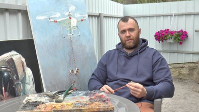 "Мистецтво має нести ідею". Полтавець Юрій Шаповал створює картини у напрямку концептуалізм "Мистецтво має нести ідею". Полтавець Юрій Шаповал створює картини у напрямку концептуалізм
