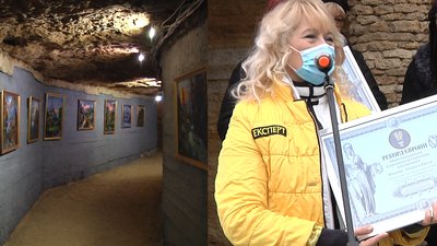 Підземну галерею на Одещині визнали найбільшим в Європі артпростором у катакомбах