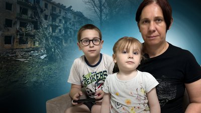 Евакуація з Донеччини до Кременчука: родина виїхала з-під обстрілів заради дітей