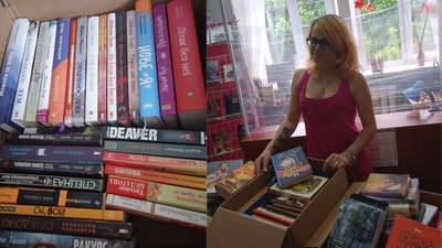 Переселенка з Харкова організувала збір книжок для бібліотеки на Кіровоградщині