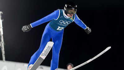 Віталій Калініченко на олімпійському трампліні