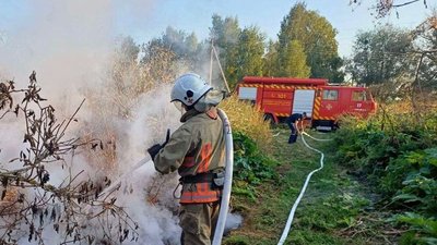 Ліквідація пожежі на Волині