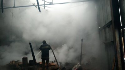 На Житомирщині горіла пилорама – займання ліквідували