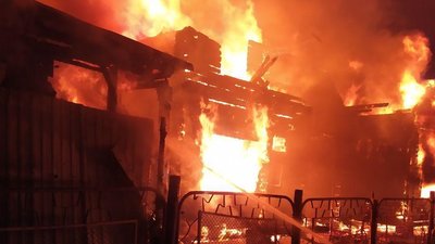 На Одещині зайнялись дві бази відпочинку
