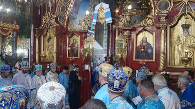 Предстоятель ПЦУ Блаженнійший Епіфаній очолив святкове богослужіння у храмі в Тернополі Предстоятель ПЦУ Блаженнійший Епіфаній очолив святкове богослужіння у храмі в Тернополі