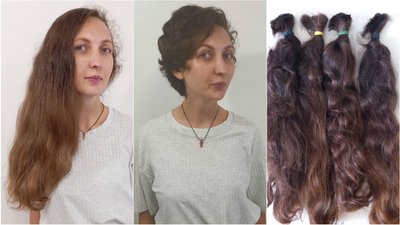 Волонтерка з Луганська обрізала волосся, щоб зібрати гроші на автівку для ЗСУ Волонтерка з Луганська обрізала волосся, щоб зібрати гроші на автівку для ЗСУ