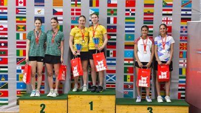 Бадмінтон, турнір в Хорватії, Варвара Попережай, Ксенія Рожкован