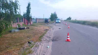 На Рівненщині у ДТП загинув мотоцикліст. П’яного водія легковика затримали