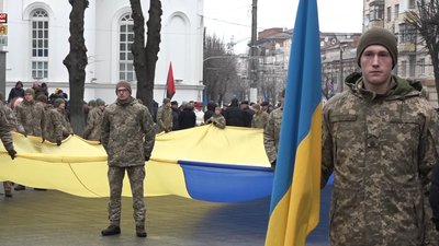 На "Живий ланцюг єднання" прийшли півтори тисячі житомирян