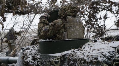 Боєць 4-ї окремої танкової бригади Боєць 4-ї окремої танкової бригади