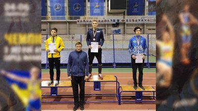 Миколаївський спортсмен посів призове місце на Чемпіонаті України з легкої атлетики в приміщенні