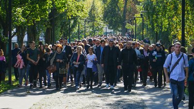 У Києві відбувся Марш пам'яті жертв Бабиного Яру. Фоторепортаж