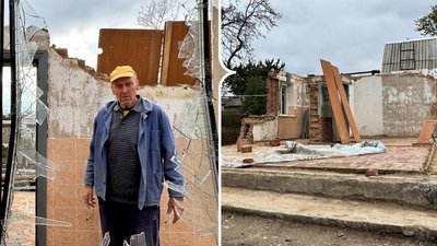 Зруйнований будинок у Знам’янці 