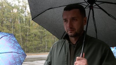 Генеральний директор ДП "Ліси України" Юрій Болоховець у лісі на Чернігівщині Генеральний директор ДП "Ліси України" Юрій Болоховець у лісі на Чернігівщині