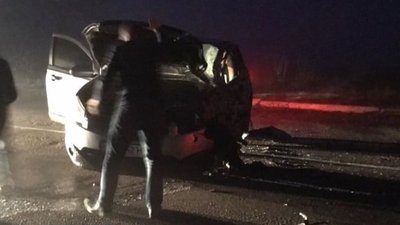 На Херсонщині легковик зіштовхнувся із КамАЗом На Херсонщині легковик зіштовхнувся із КамАЗом