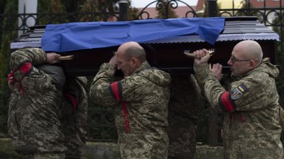 Прощання з Костянтином Голубом і Олександром Веремчуком у Луцьку