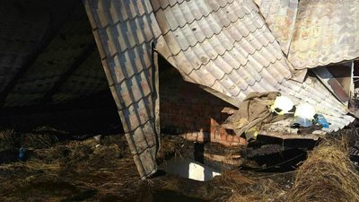 На Закарпатті горів житловий будинок: причину з'ясовують