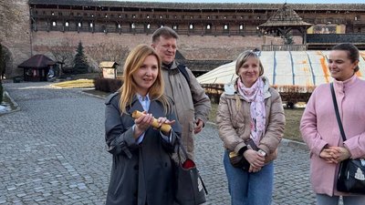 Учасники та організатори квесту у Луцькому замку