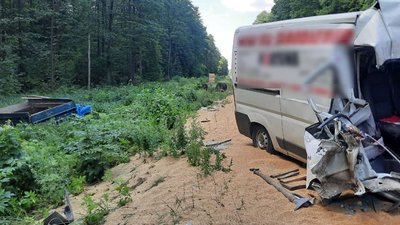 На двох волинських трасах — аварії з травмованими На двох волинських трасах — аварії з травмованими