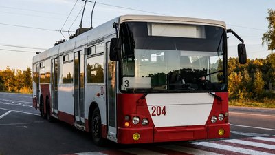 Тролейбус №3 у Луцьку, липень 2026 року