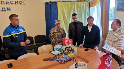Трьох волинян відзначили за призові місця на міжнародних військових змаганнях "Ігри Воїнів" Трьох волинян відзначили за призові місця на міжнародних військових змаганнях "Ігри Воїнів"
