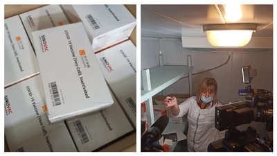 На Кіровоградщині дві мобільні бригади отримали вакцину CoronaVac