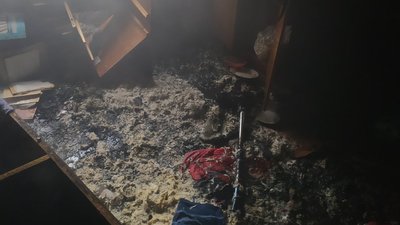 На Полтавщині через пожежу травмувався власник квартири