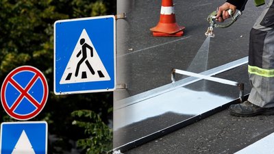 Оновлення розмітки та встановлення дорожніх знаків у Миколаєві