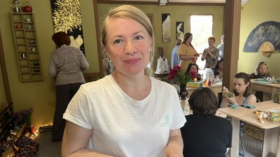 Учасниця майстер-класу Марина Учасниця майстер-класу Марина
