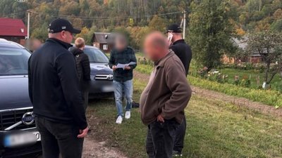 Ліси України, підозра, кримінал, готівка, деревина, ліс, ДБР, Франківщина
