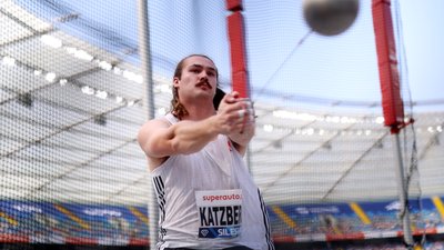Ітан Кацберг на етапі Діамантової ліги у Сілезії