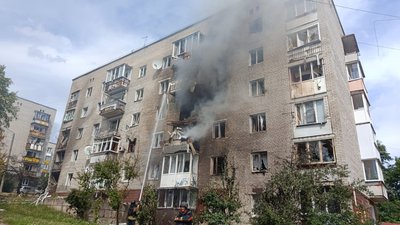 шахед влучив у будинок в Ізюмі