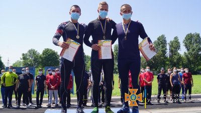 У Запоріжжі визначились переможці дводенних змагань із пожежно-прикладного спорту