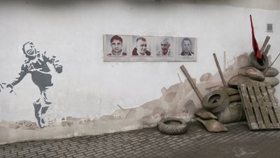 Стела Небесної сотні у Рівному: чи реставруватимуть мурал Стела Небесної сотні у Рівному: чи реставруватимуть мурал