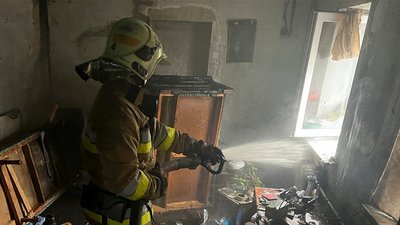 У Миколаєві під час пожежі травмувався чоловік