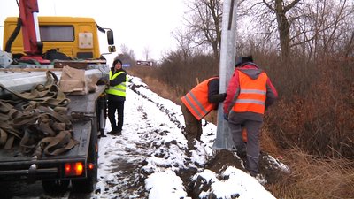 На трасі у Житомирській області встановлюють освітлення